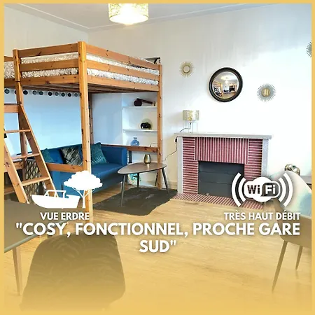 Felix Vue Erdre & Cite Des Congres / Gare Sud Апартаменты Нант