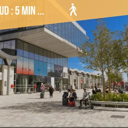 Felix Vue Erdre & Cite Des Congres / Gare Sud Apartamento Nantes